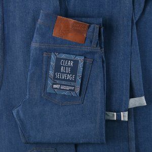Naked & Famous Denim Women's - Boyfriend - Clear Blue Selvedge